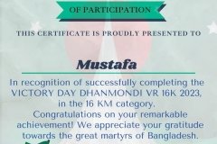 Gold Elegant Seminar Certificate Portrait - 10008 -Mustafa
