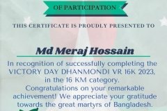 Gold Elegant Seminar Certificate Portrait - 10028 -Md Meraj Hossain