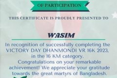 Gold Elegant Seminar Certificate Portrait - 10043 -WASIM