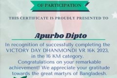 Gold Elegant Seminar Certificate Portrait - 10067 -Apurbo Dipto