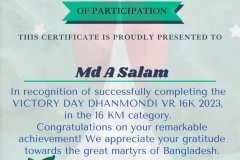 Gold Elegant Seminar Certificate Portrait - 10122 -Md A Salam