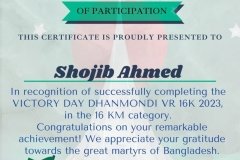 Gold Elegant Seminar Certificate Portrait - 10187-Shojib Ahmed