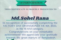 Gold Elegant Seminar Certificate Portrait - 10206-Md.Sohel Rana