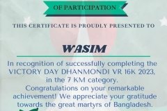 Gold Elegant Seminar Certificate Portrait - 10044-WASIM