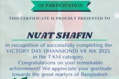 Gold Elegant Seminar Certificate Portrait - 10055-NUAT SHAFIN