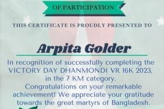 Gold Elegant Seminar Certificate Portrait - 10071-Arpita Golder