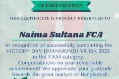 Gold Elegant Seminar Certificate Portrait - 10087-Mohua Afrin