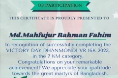 Gold Elegant Seminar Certificate Portrait - 10108-Md.Mahfujur Rahman Fahim