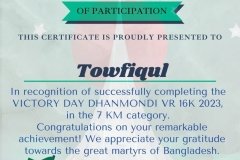 Gold Elegant Seminar Certificate Portrait - 10153-Towfiqul