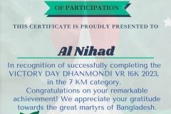 Gold Elegant Seminar Certificate Portrait - 10291-Al Nihad